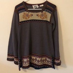 Vintage Sweaters - Vintage sweater with bell sleeves sz sm/med Vintage Sweaters - Vintage sweater with bell sleeves sz sm/med